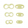Blue Star - Cort. Oculos Redondo 6 Pcs